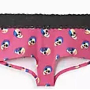 🔥SALE🔥 COTTON MID-RISE BOYSHORT LACE TRIM PANTY size 2